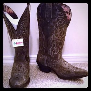 BRAND NEW - Women's Size 7.5 Laredo Western Brown